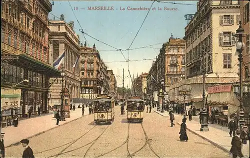 Marseille Cannebiere et la Bourse Kat. Marseille