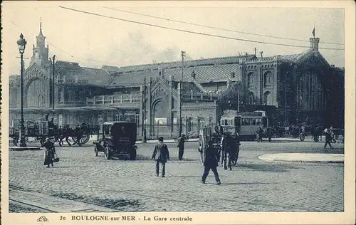 Boulogne sur Mer La Gare central Kat. Boulogne sur Mer