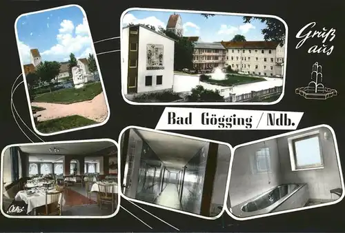 Bad Goegging Kurheim Trajansbad Details Kat. Neustadt a.d.Donau