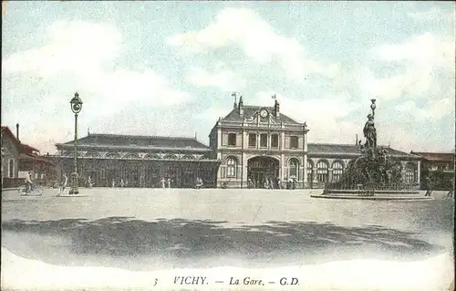 Vichy Allier La Gare Kat. Vichy