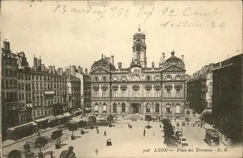 Lyon France Place des Terraux Kat. Lyon