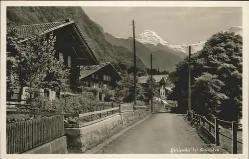 Gsteigwiler Dorfpartie Kat. Gsteigwiler