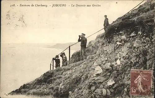 Jobourg Environs de Cherbourg La Descente aux Grottes Kat. Jobourg