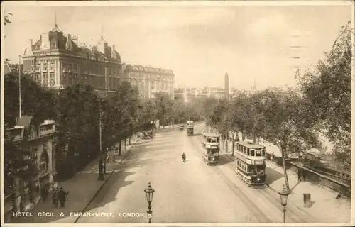 London Hotel Cecil and Embankment Kat. City of London