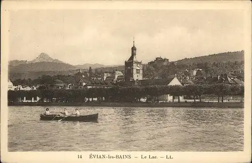 Evian les Bains Haute Savoie Le Lac Kat. Evian les Bains