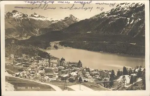 St Moritz GR Panorama Kat. St Moritz