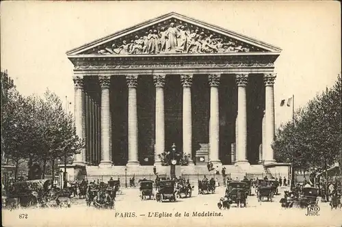 Paris Eglise de la Madeleine Kat. Paris