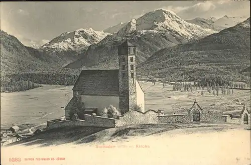 Samedan Kirche Kat. Samedan