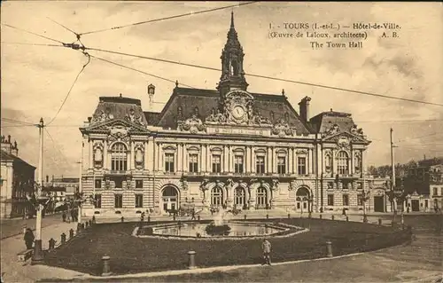 Tours Indre et Loire Hotel de Ville Kat. Tours