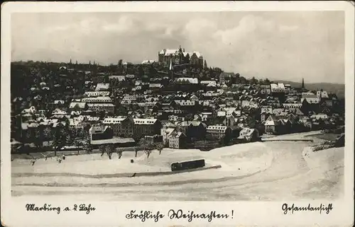 Marburg Lahn Panorama Feldpost Kat. Marburg