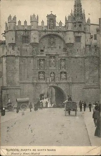 Burgos Puerta de Santa Maria Kat. Burgos