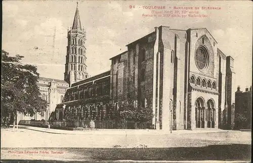 Toulouse Haute Garonne Basilique de St Sermin Kat. Toulouse
