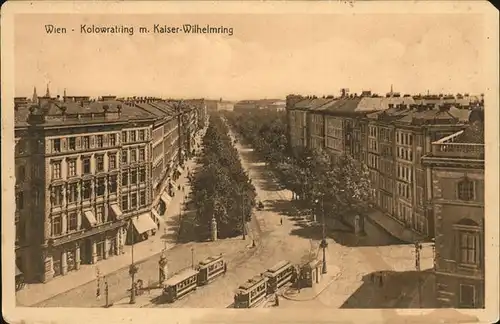 Wien Kolowratring mit Kaiser Wilhelm Ring Kat. Wien