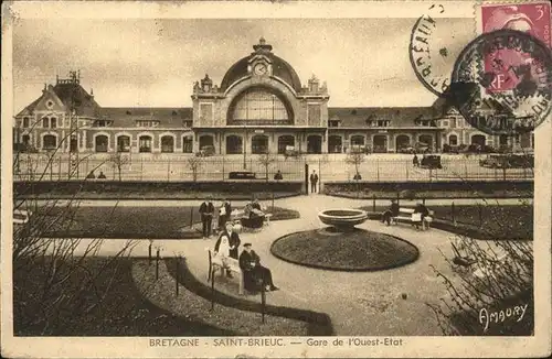 Saint Brieuc Cotes d Armor Gare de l Ouest Etat Kat. Saint Brieuc