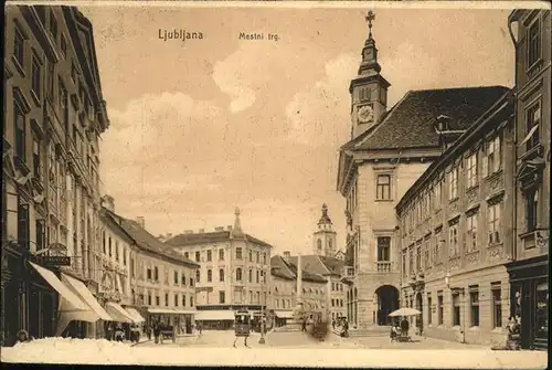 Ljubljana Mestni trg Kat. Ljubljana