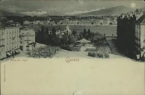 Geneve GE Place des Alpes Kat. Geneve