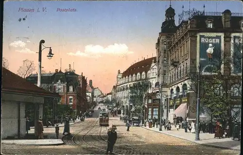 Plauen Vogtland Postplatz Feldpost Kat. Plauen