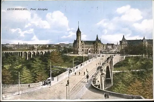 Luxembourg Luxemburg Pont Adolphe viaduc Viadukt / Luxembourg /