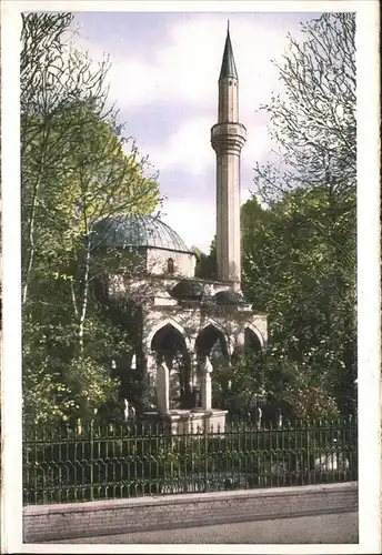 Sarajevo Alipasina dzamija Ali Pascha Moschee Kat. Sarajevo