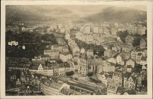 Karlovy Vary Blick ueber die Stadt / Karlovy Vary /