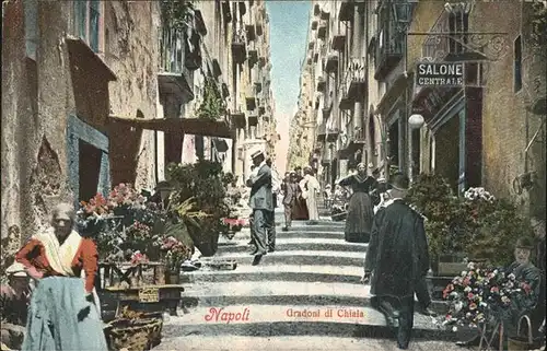 Napoli Neapel Gradoni di Chiaia Kat. Napoli