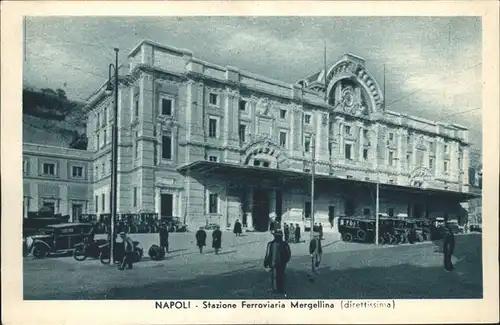 Napoli Neapel Stazione Ferroviaria Mergellina Kat. Napoli