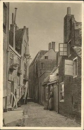 Dordrecht Oud Straatje a. d. Vest Kat. Dordrecht