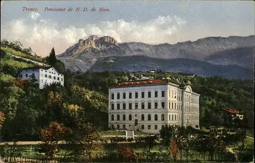 Trento Pensionat de Notre Dame de Sion Kat. Trento