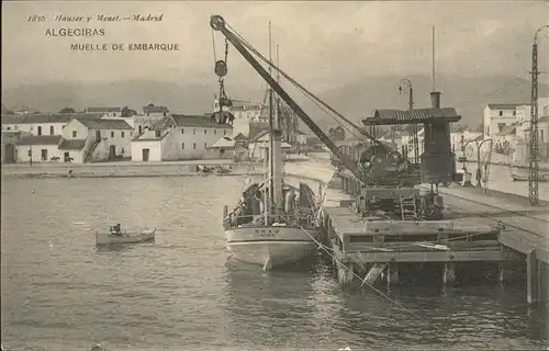 Algeciras Andalucia Muelle de embarque Kat. Algeciras