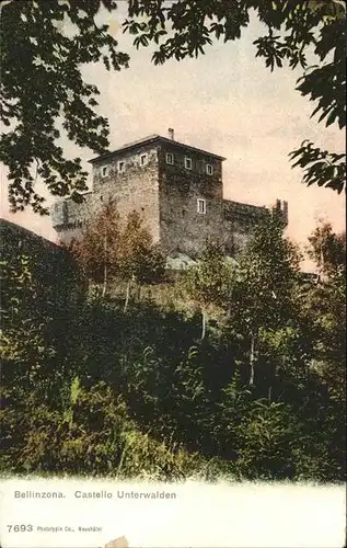 Bellinzona Castello Unterwalden Kat. Bellinzona