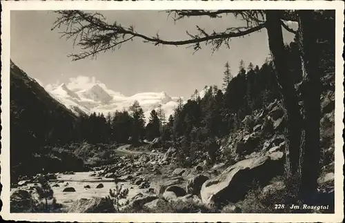 Pontresina Partie im Rosegtal Kat. Pontresina