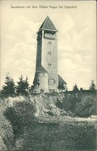 Dransfeld Gaussturm auf dem Hohen Hagen Kat. Dransfeld