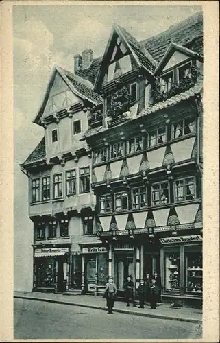 Quedlinburg Haeuser am Markt Breitestrasse Serie Heimatliche Holzbauten Kat. Quedlinburg