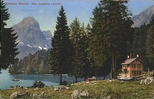 Naefels Gasthaus Obersee Kat. Naefels