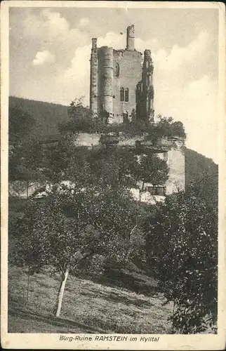 Kordel Burg Ruine Ramstein im Kylltal Kat. Kordel