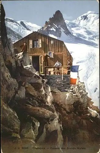 Chamonix Cabane des Grands Mulets Berghuette Kat. Chamonix Mont Blanc
