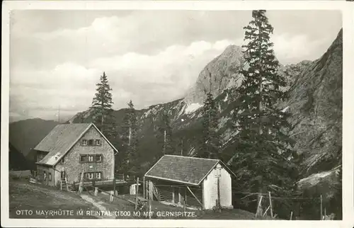 Musau Tirol Otto Mayr Huette Gernspitze Tannheimer Alpen Kat. Musau