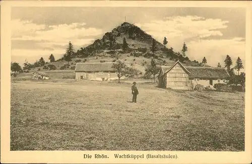 Maiersbach Wachtkueppel Basaltsaeulen Kat. Gersfeld (Rhoen)