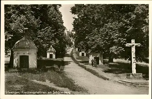 Ellwangen Jagst Kreuzwegstationen am Schoenenberg Kat. Ellwangen (Jagst)