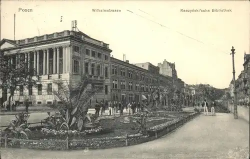 Posen Poznan Wilhelmstrasse Raczynski Bibliothek / Poznan /