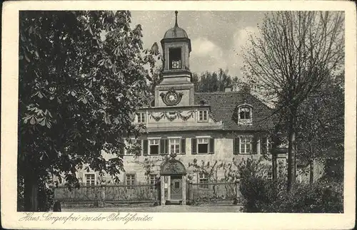 Oberloessnitz Haus Sorgenfrei Kat. Radebeul