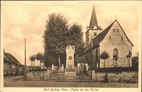 Bad Sachsa Harz Partie bei der Kirche Denkmal Kat. Bad Sachsa