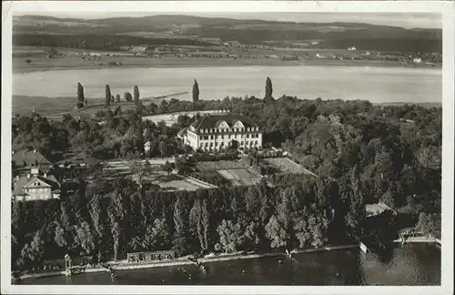 Radolfzell Bodensee Kreishaushaltungsschule Fliegeraufnahme Kat. Radolfzell am Bodensee