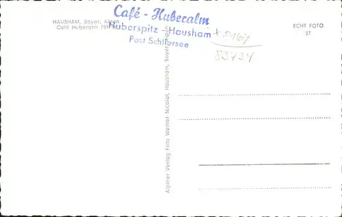 Hausham Cafe Huberalm Kat. Hausham