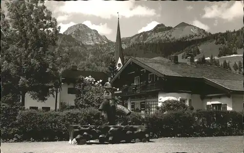 Bayrischzell Ortsansicht mit Alpenpanorama Kat. Bayrischzell