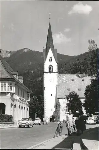 Schliersee Dorfpartie Kirche Kat. Schliersee