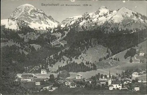 Bayrischzell mit Wendelstein Kat. Bayrischzell