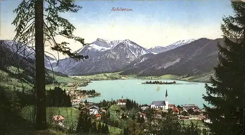 Schliersee Panorama Kat. Schliersee