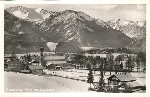 Fischbachau mit Jaegerkamp Kat. Fischbachau