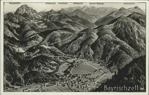 Bayrischzell Panoramakarte Kat. Bayrischzell
